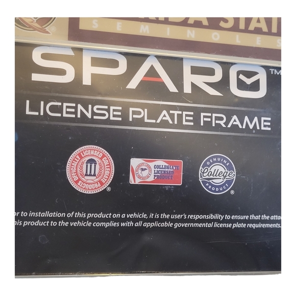 NEW NCAA Florida State Seminoles 12 x 6 Chrome License Plate Frame FSU Gift - Picture 4 of 9